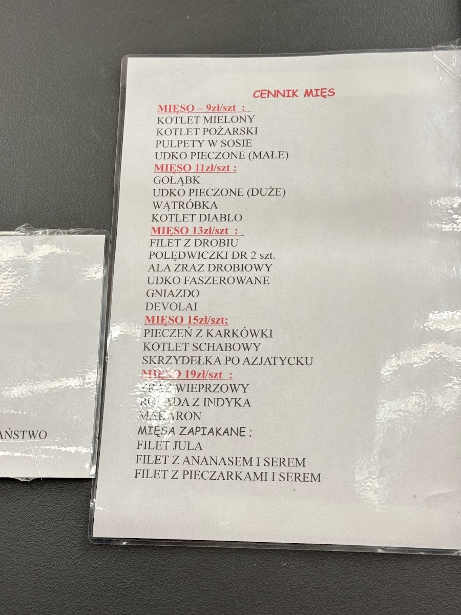 Menu Kaszubski Bar Mleczny Jula-4